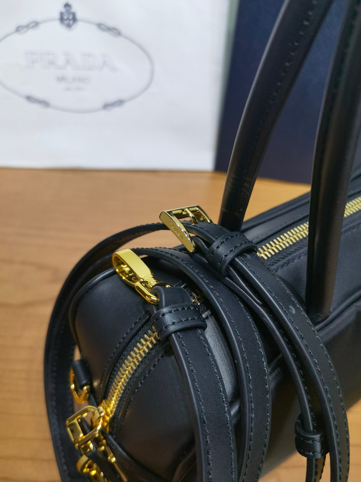 Prada Lock Handle Bag