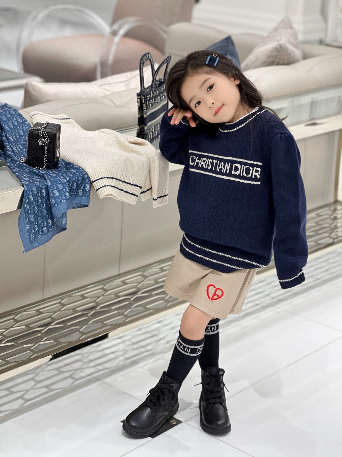 CD Sweater/Skirt Set