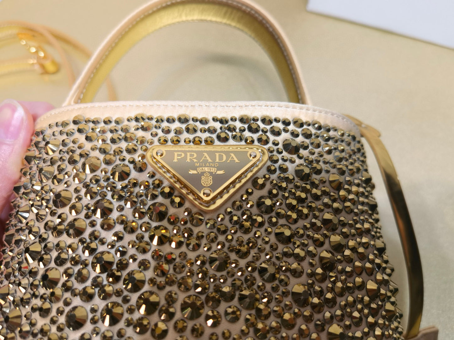 Prada Crystal Bucket Bag