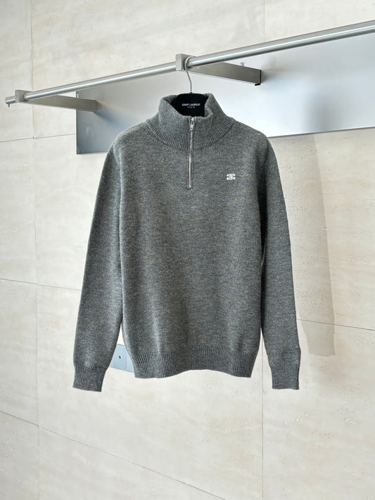 Celine Half- Zip Sweater