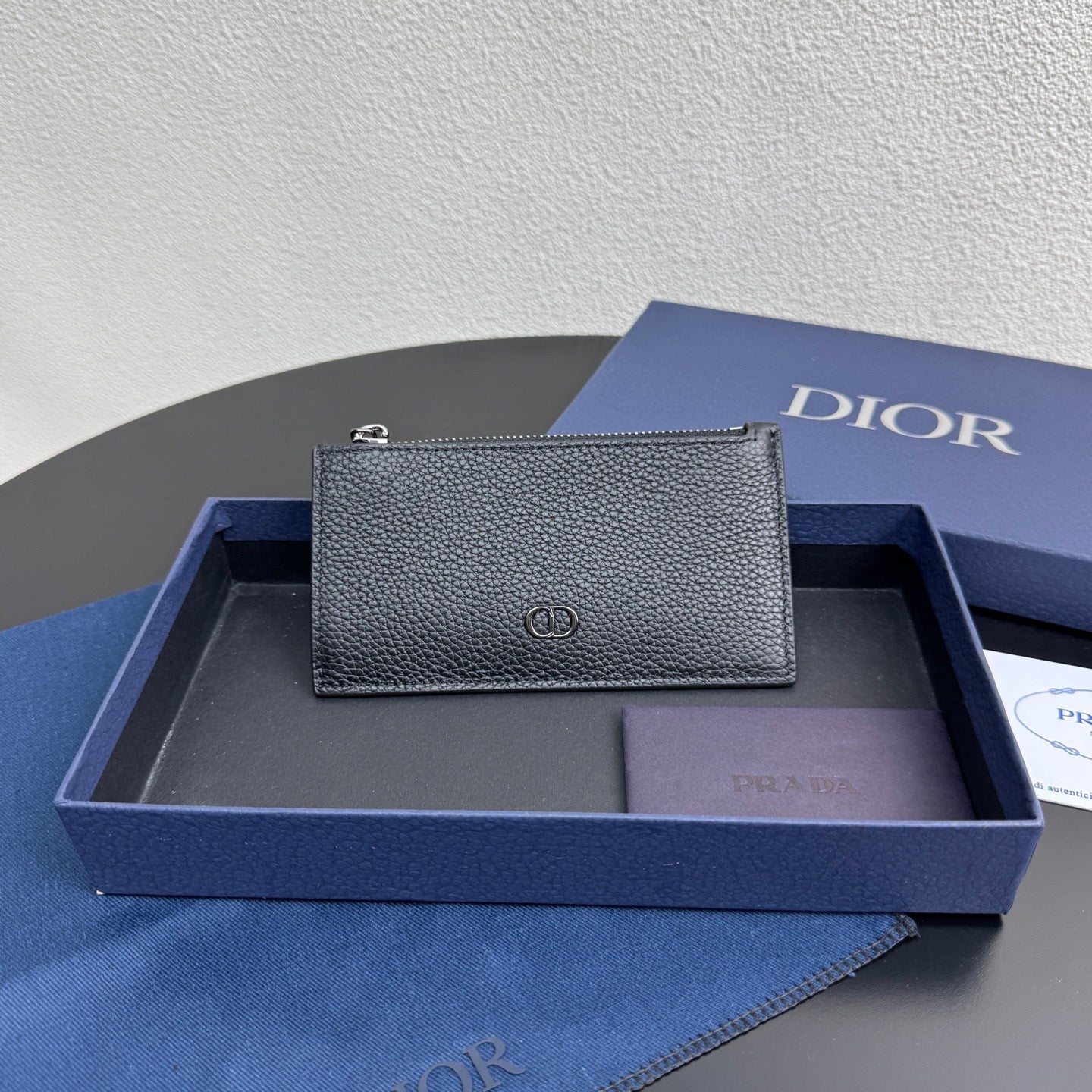 Dior Zipped Card Holder