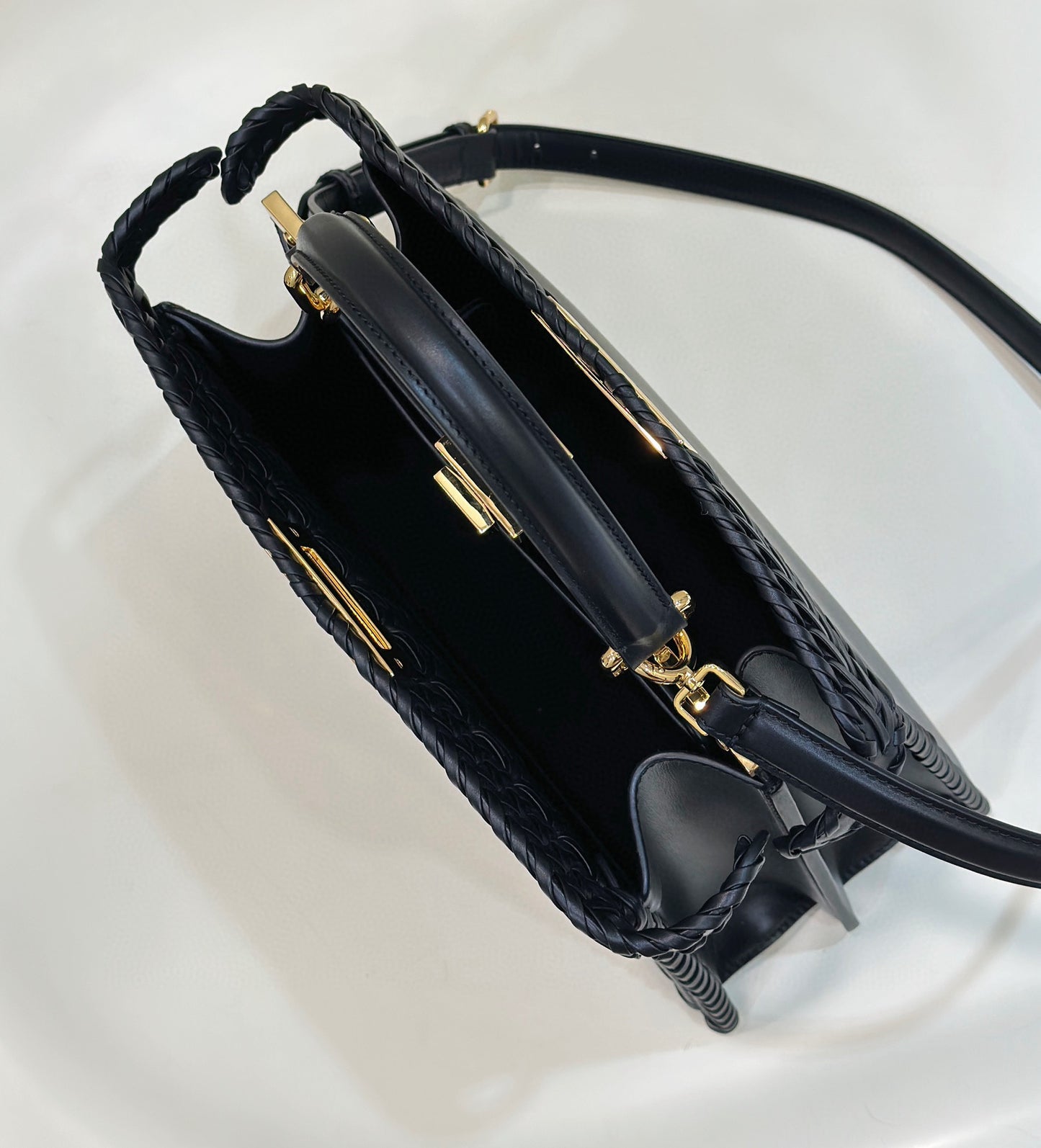 Fendi Vitello King Petite Peekaboo Bag