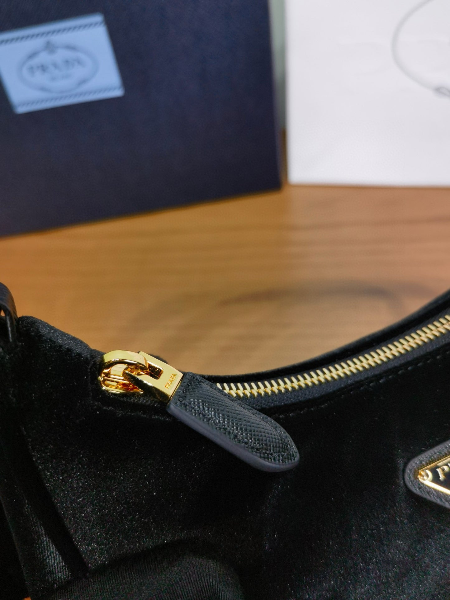 PD 2005 Velvet & Saffiano Mini Bag