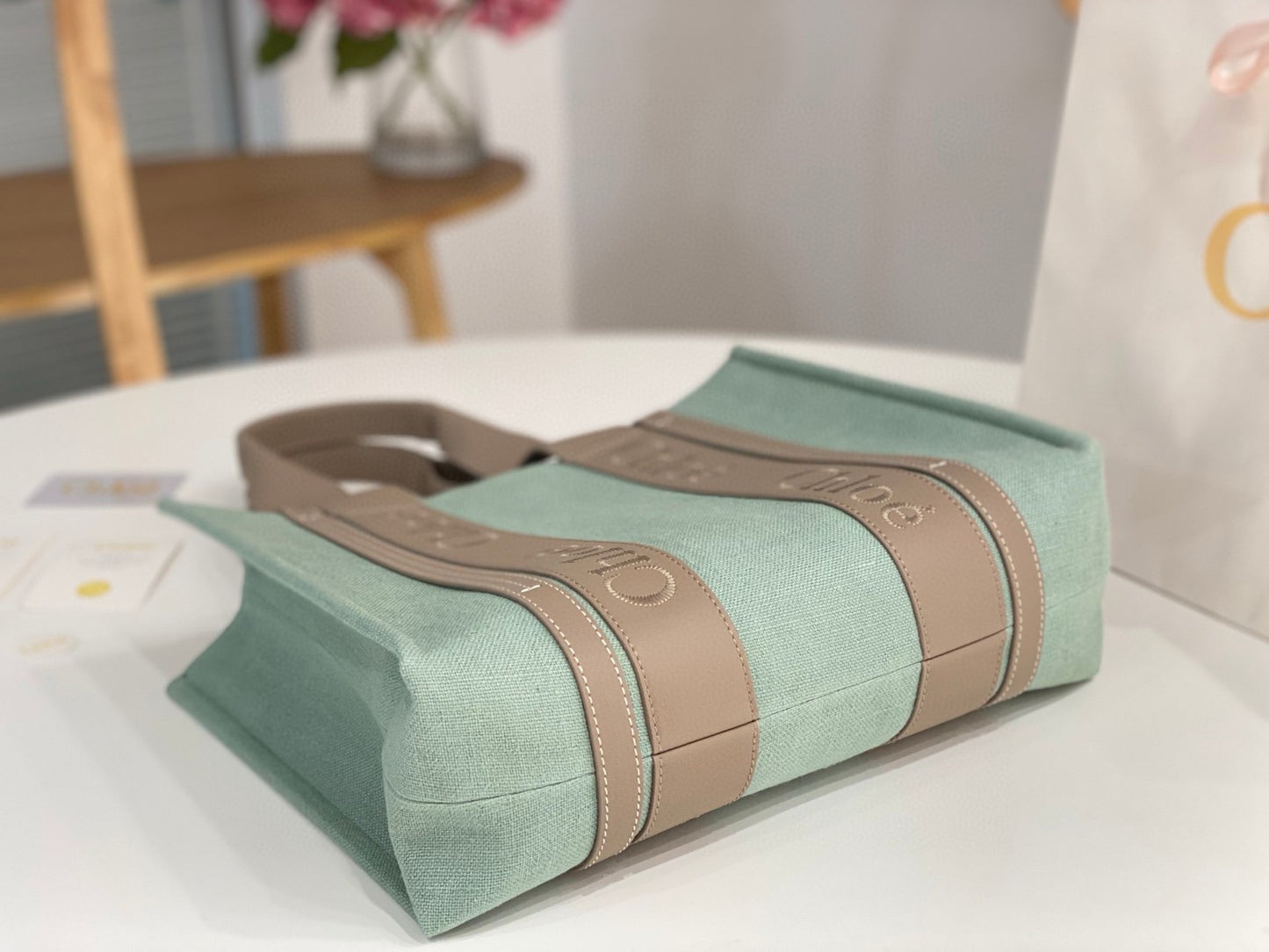 Chloe Woody Tote Bag