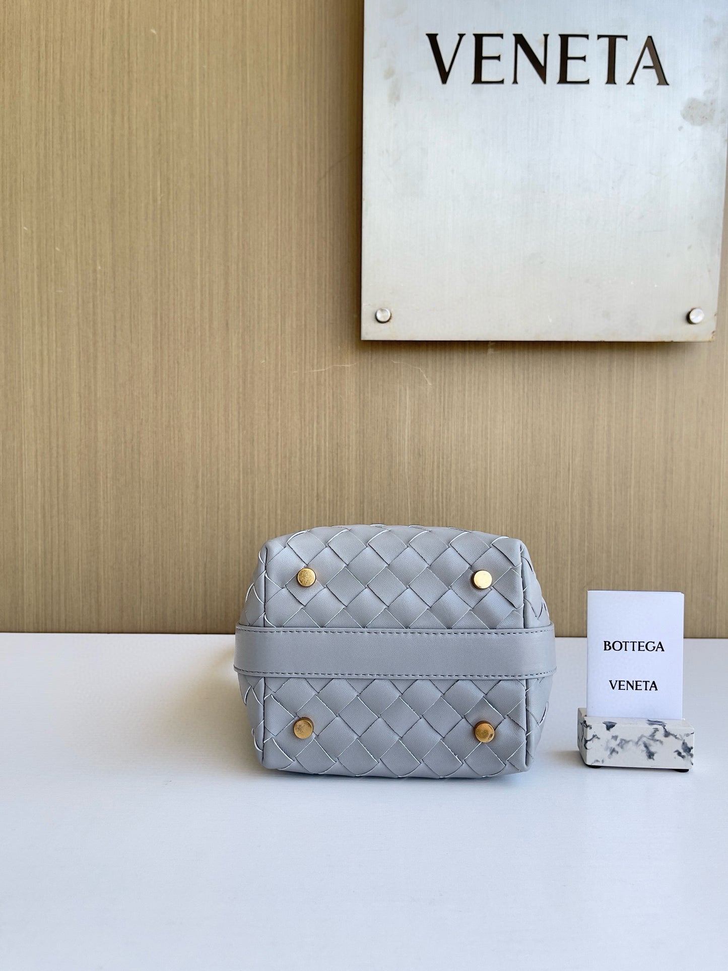 BV Wallace Mini Intrecciato Shoulder Bag