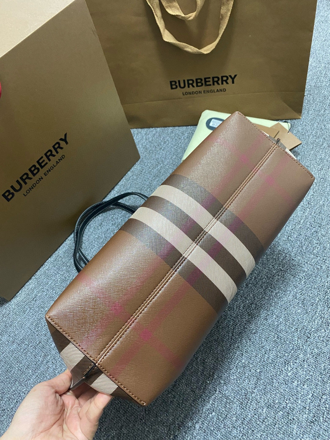 BBR Medium Check Tote Bag