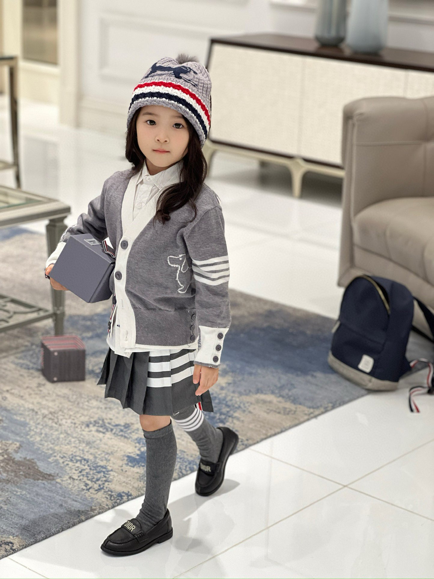 TB Cardigan/Skirt Set