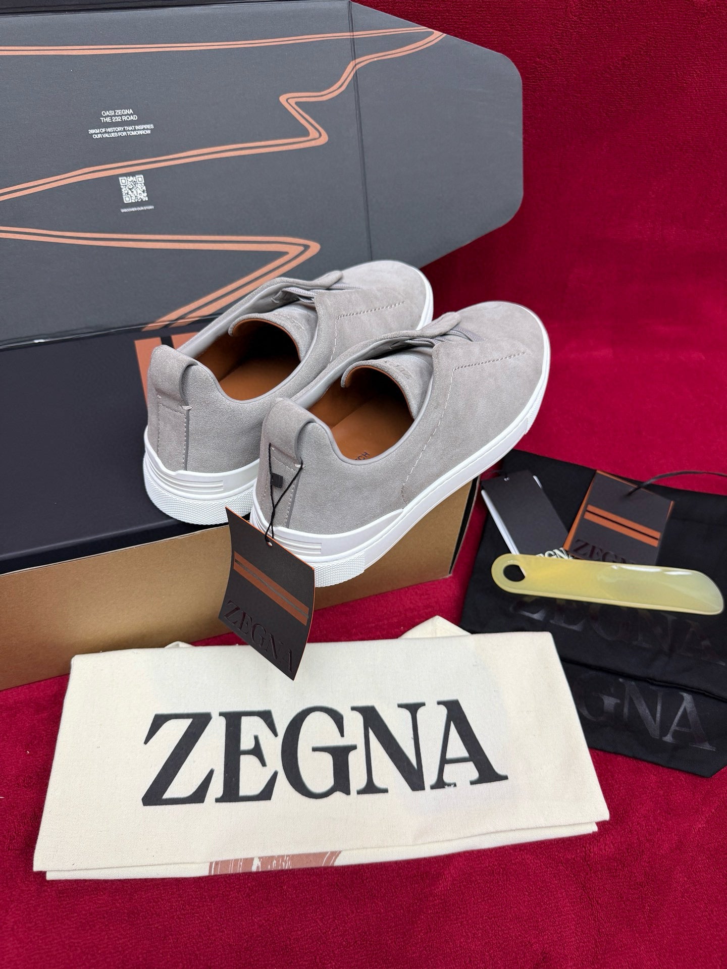 Zegna Suede Sneakers