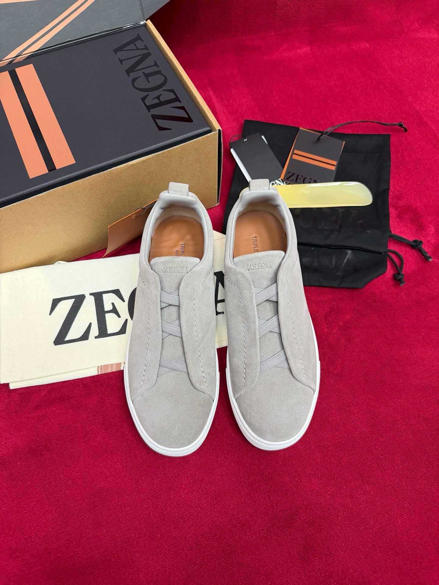 Zegna Suede Sneakers