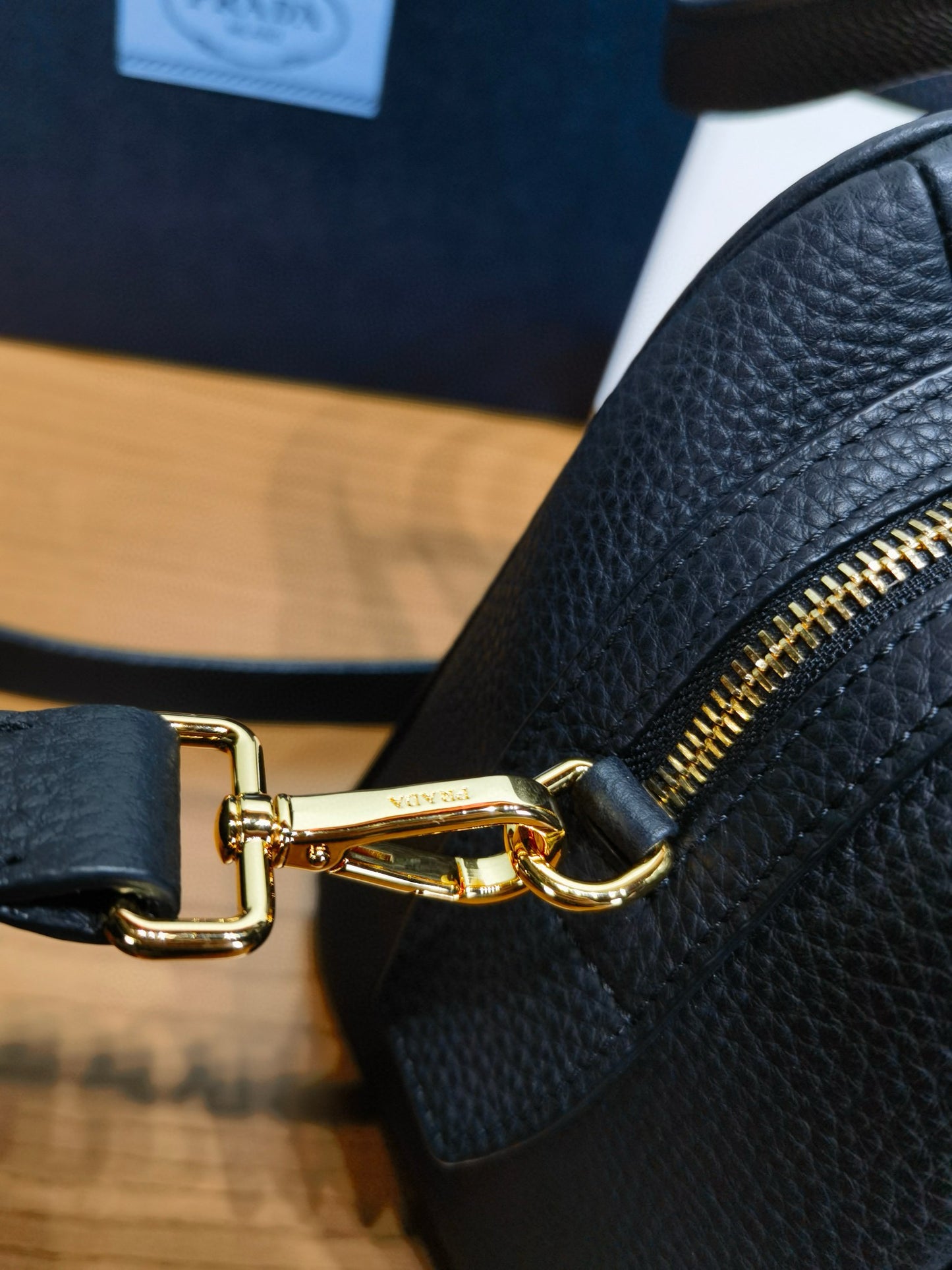 PD Leather Satchel Bag 28x20x13cm