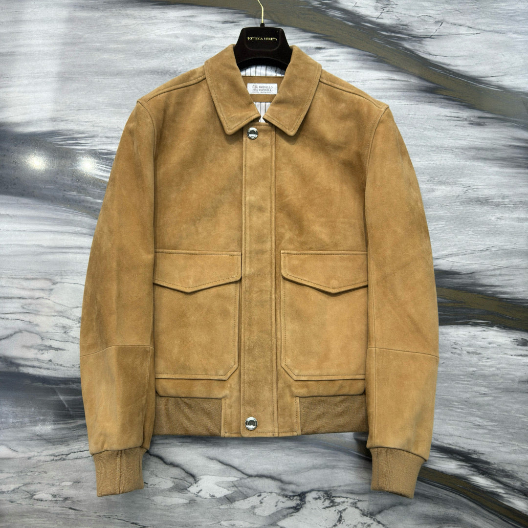 Brunello Cucinelli Leather Jacket