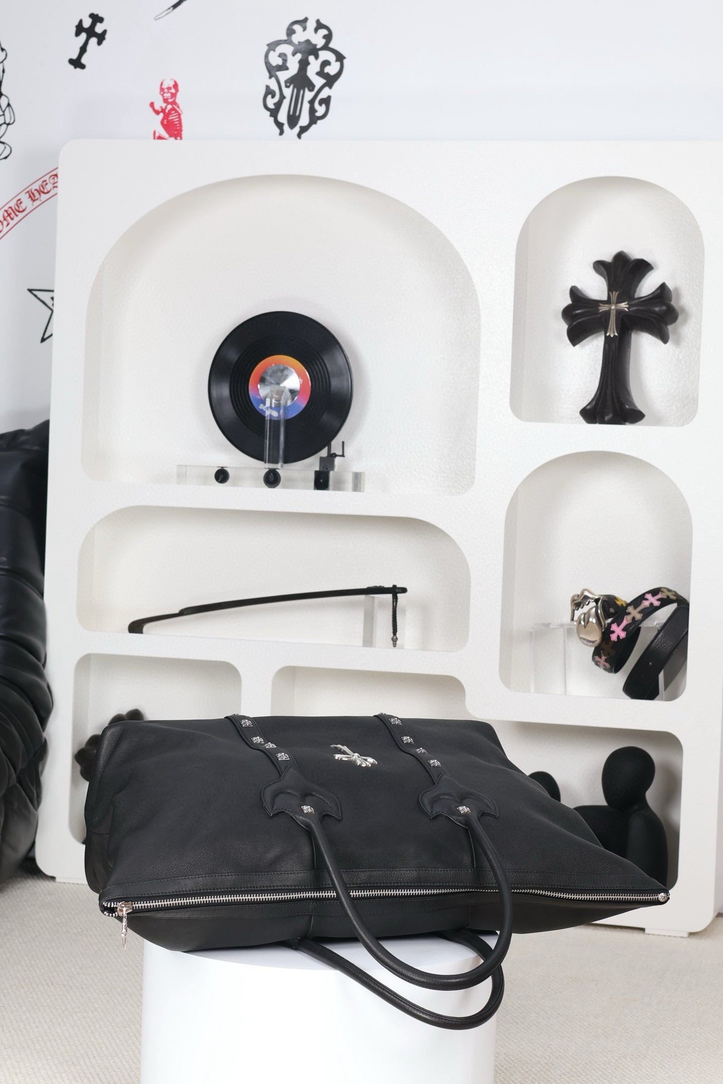 Chrome Hearts Cross Duffle Bag