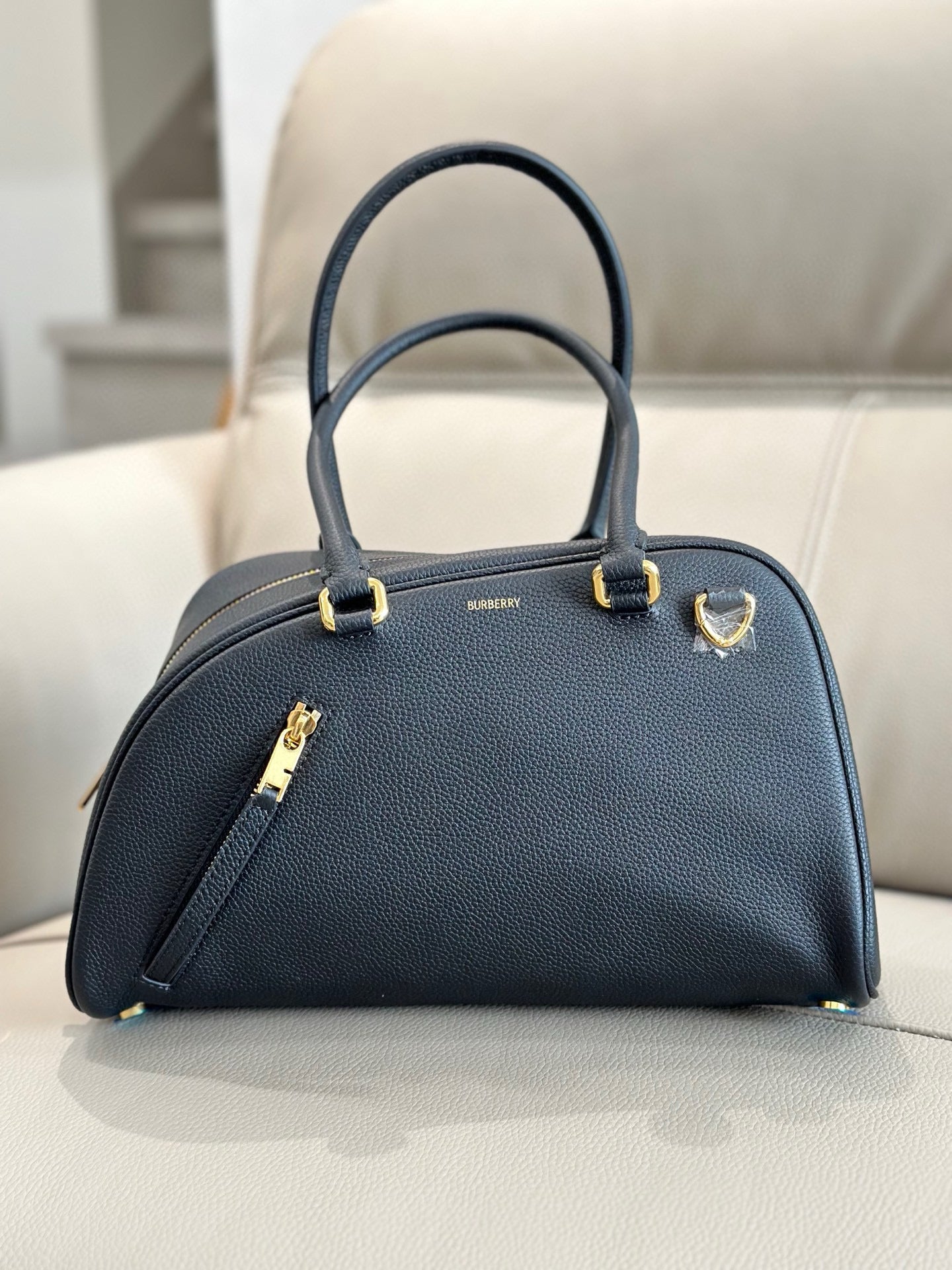 Burberry Small Shield Twin Bowling Bag