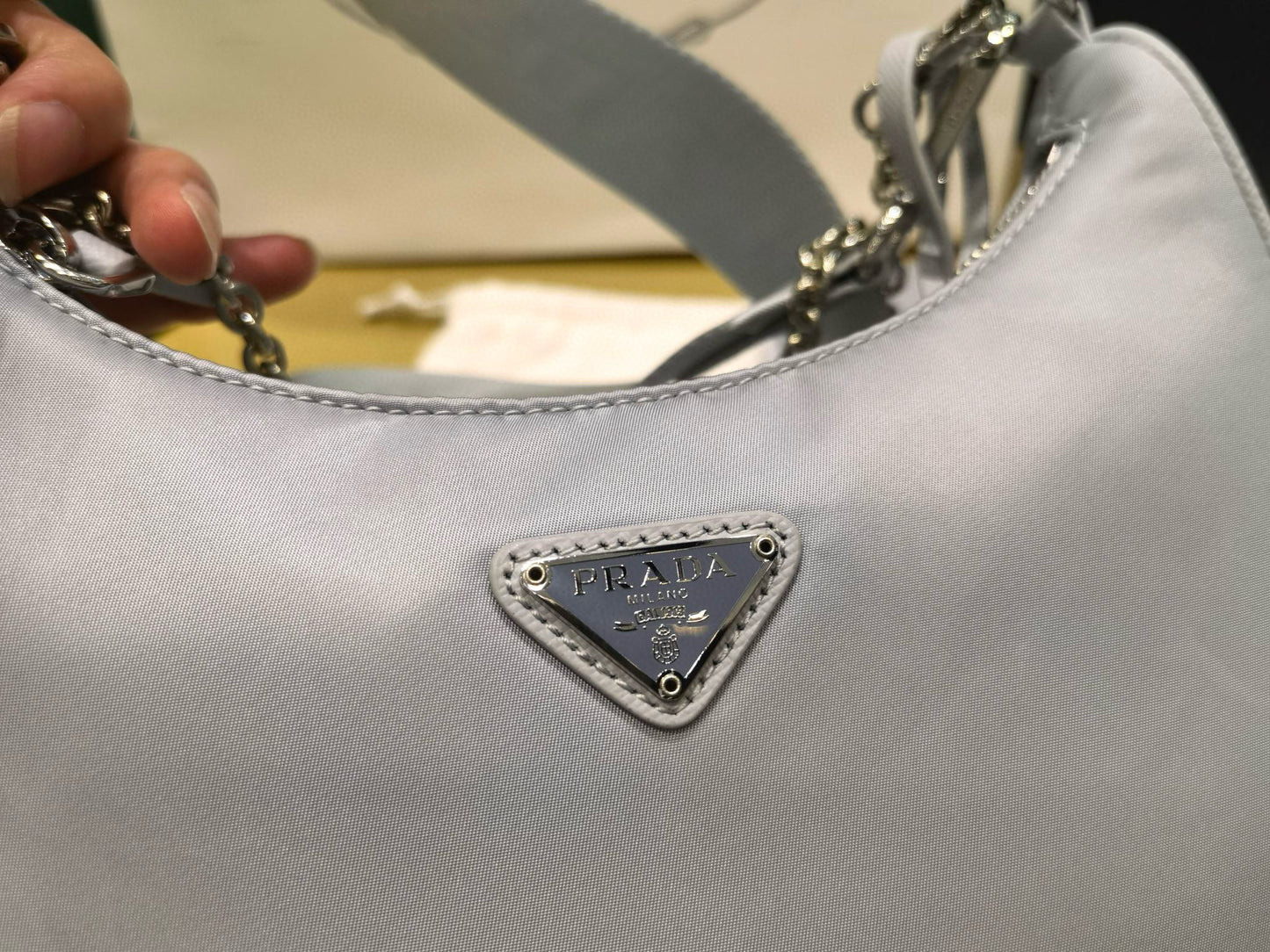 PD Re-Nylon Saffiano Bag