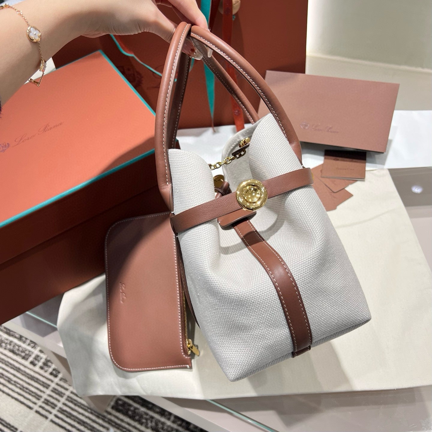 Loro Piana Ghiera Handbag Mini