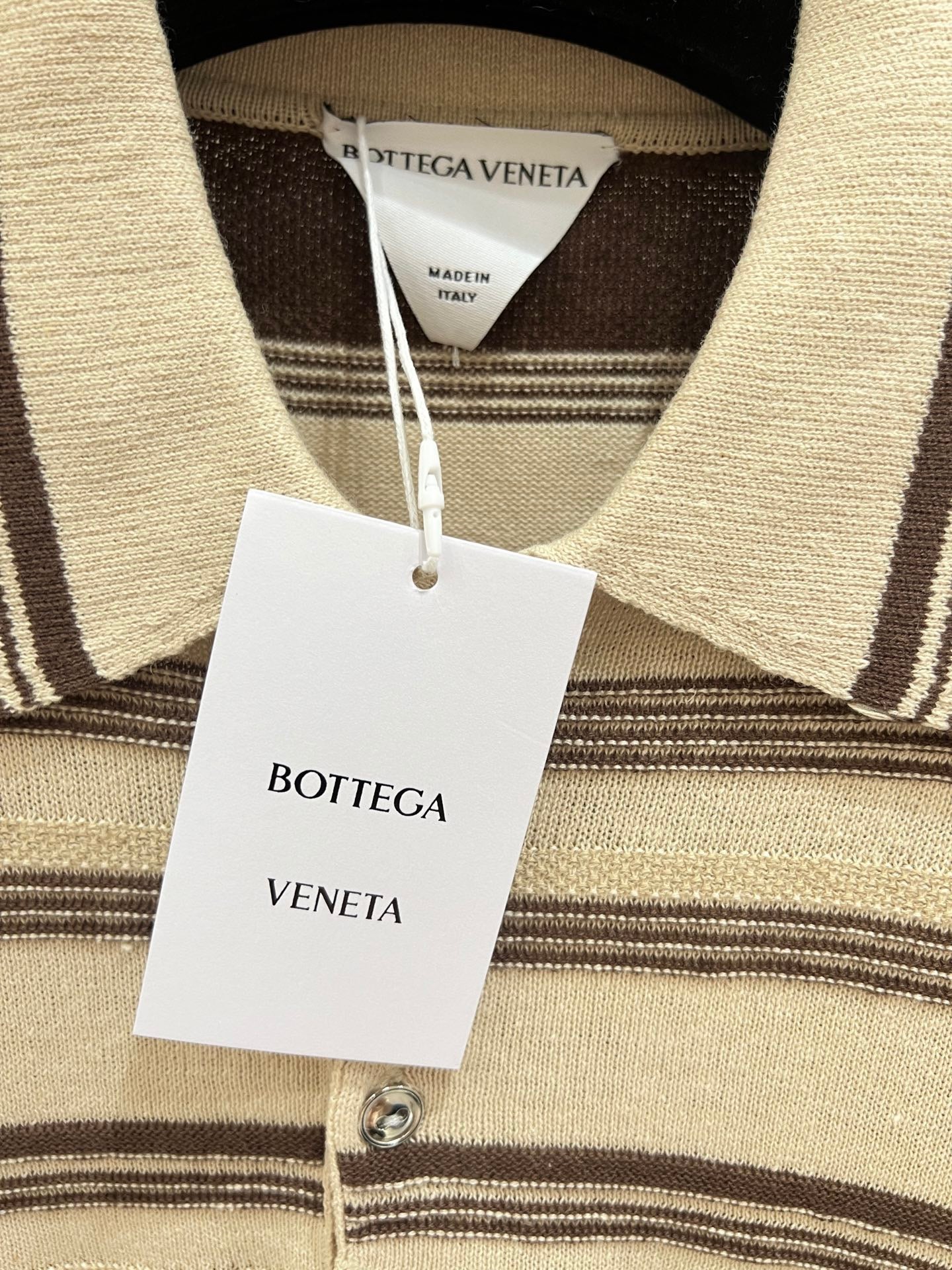 Bottega Veneta Long Sleeve Polo