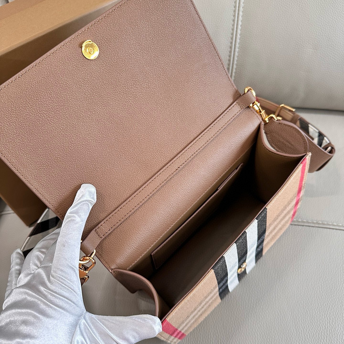 Burberry Mackford Crossbody Bag