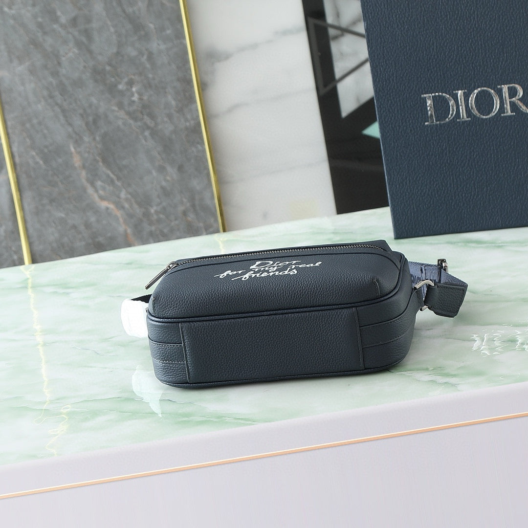 DIOR AND HYLTON NEL Rider 2.0 Zipped Messenger Bag