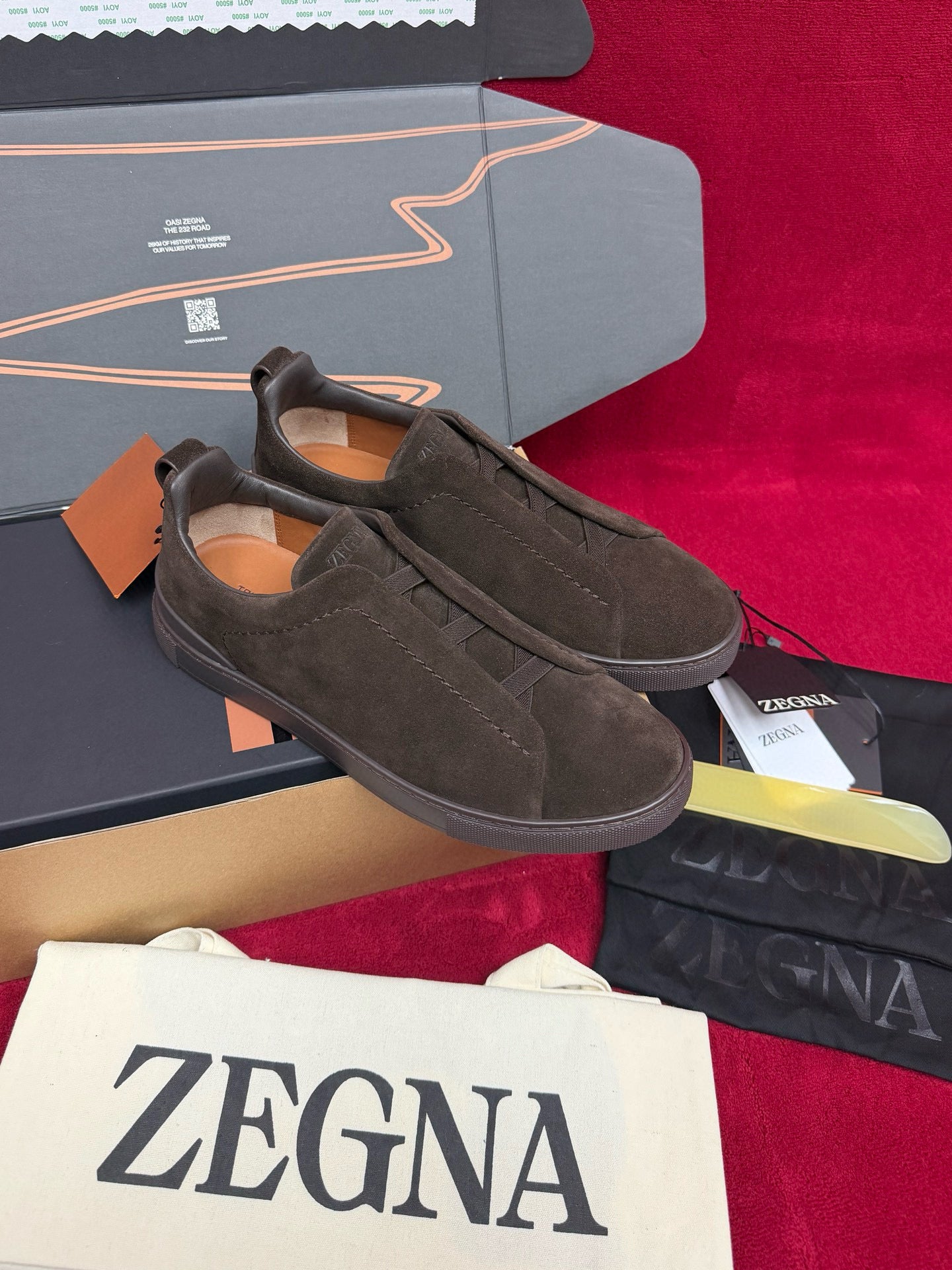 Zegna Suede Sneakers