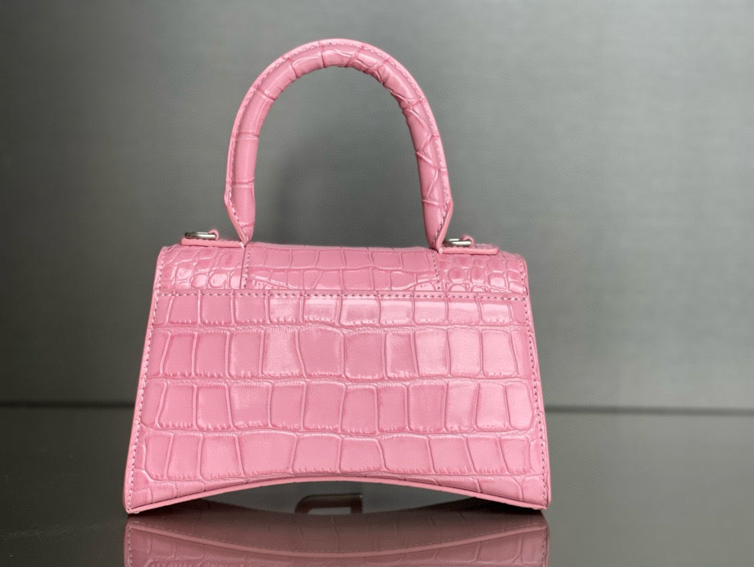 BLCG Hourglass Crocodile Top-handle Handbag
(19x8x21cm)