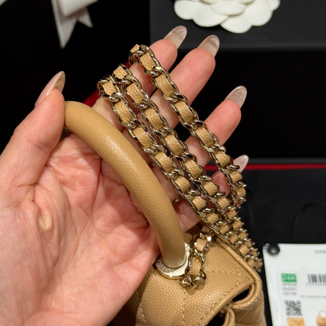 Chanel 24K Nano Coco Handle (11.5x14.5x5.5cm)