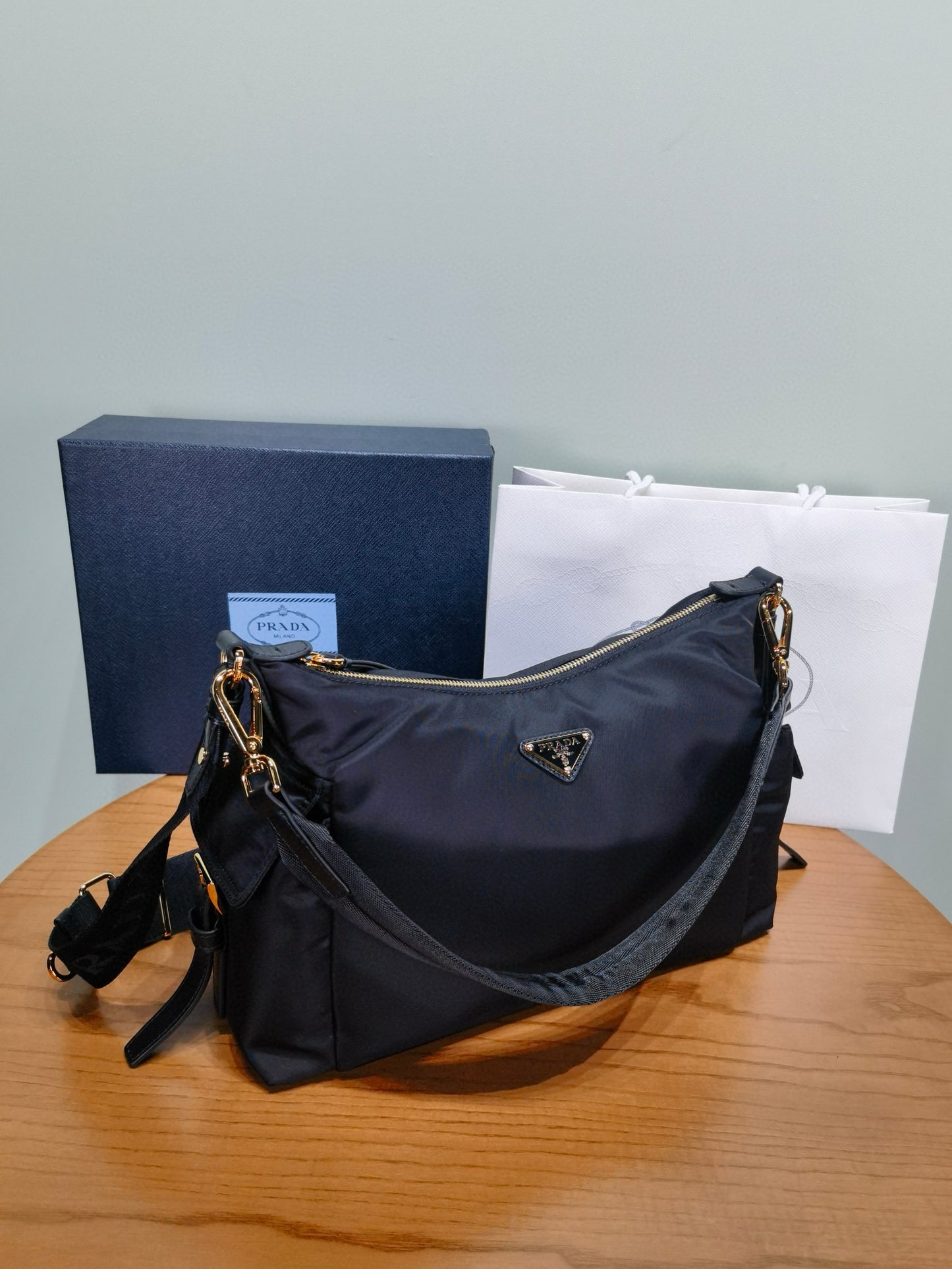 PD Re-Nylon Aimee Shoulder Bag