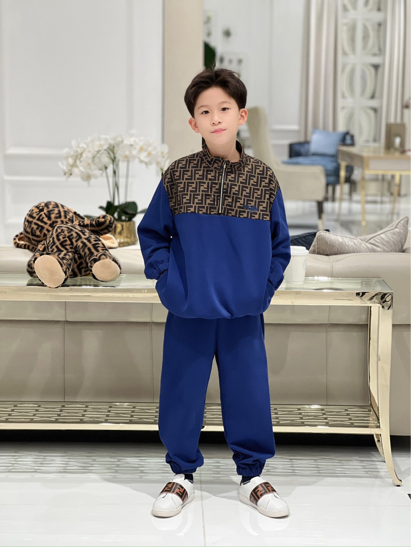 Fendi Jacket/Long Pant Set