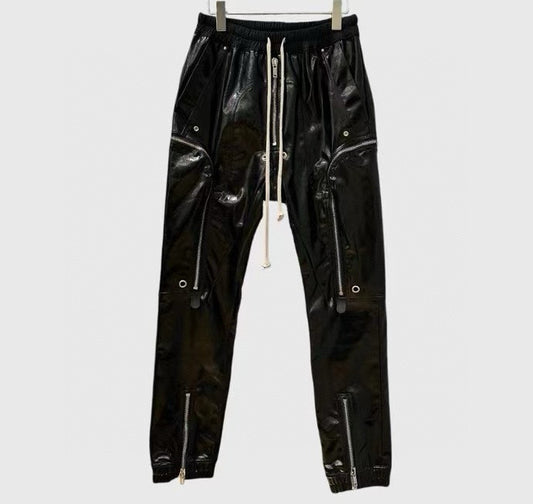 Rick Owen Leather Long Pants