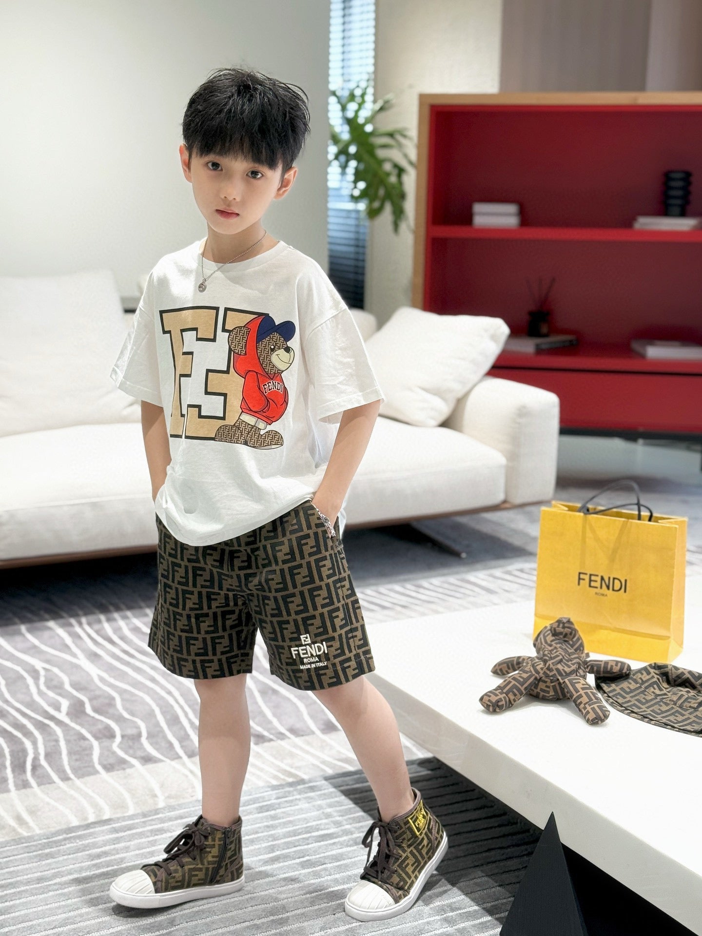 Fendi T-Shirt/Pant Set