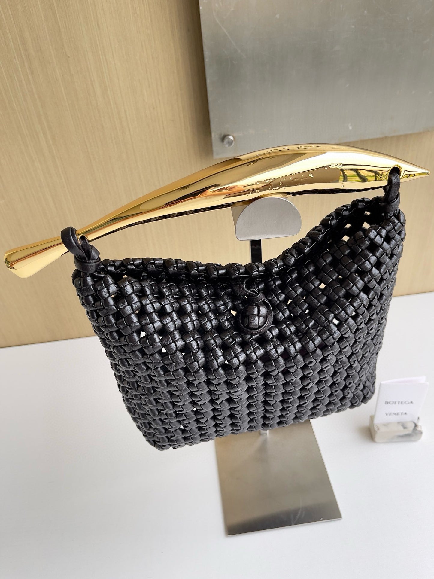 BV Woven Leather Handbag