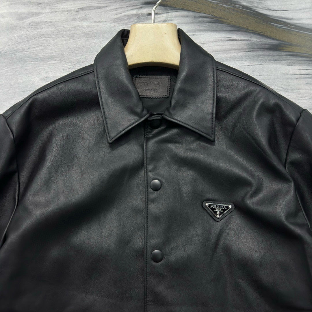 Prada Leather Shirt