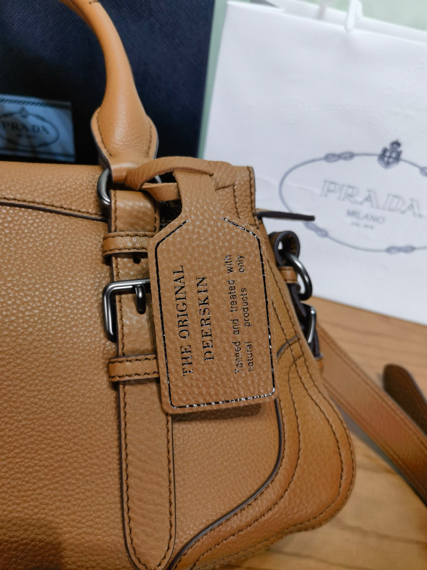 PD Bonnie Leather Tote Bag 35x22x11cm