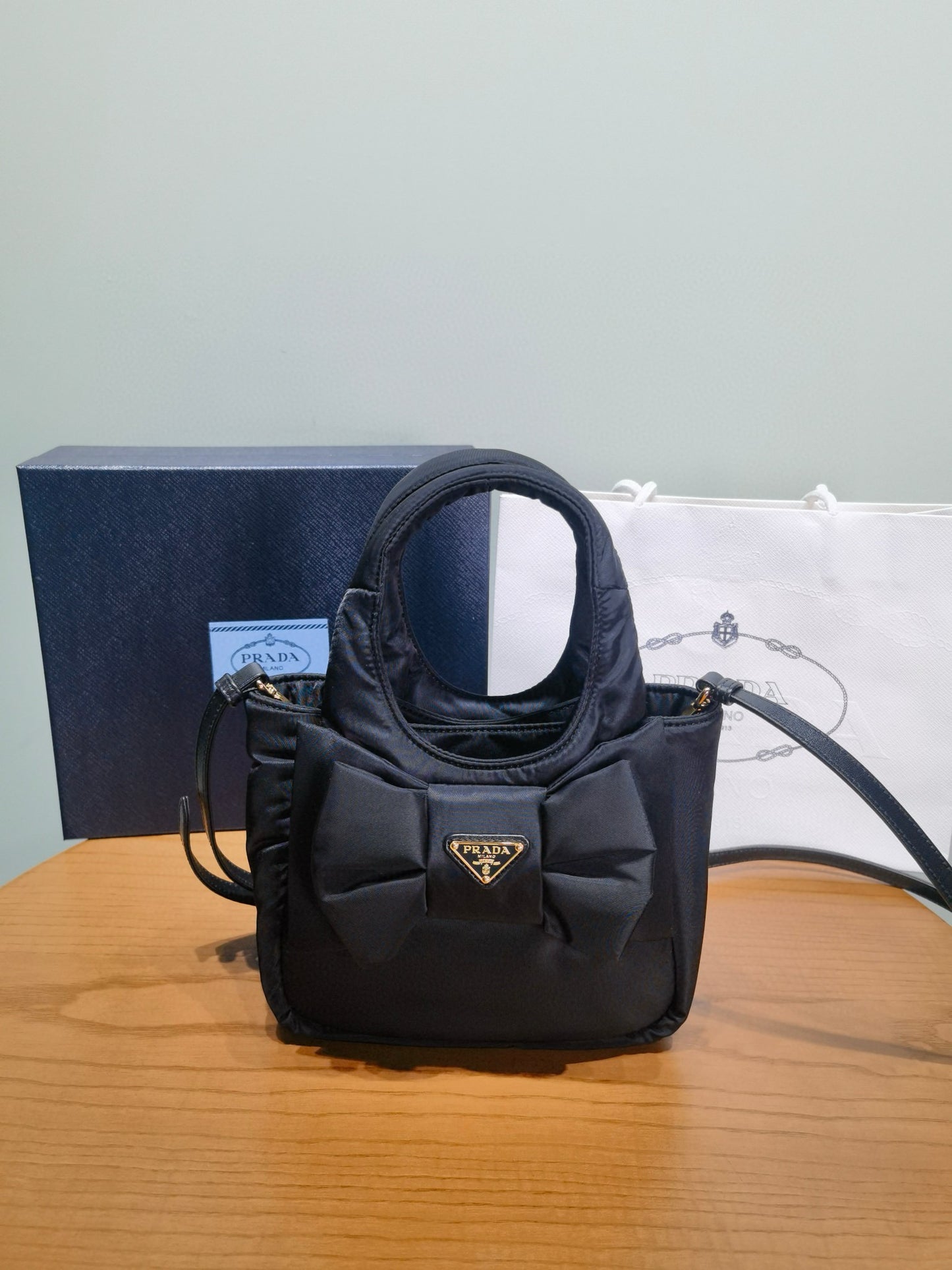 Prada Knot Mini Tote