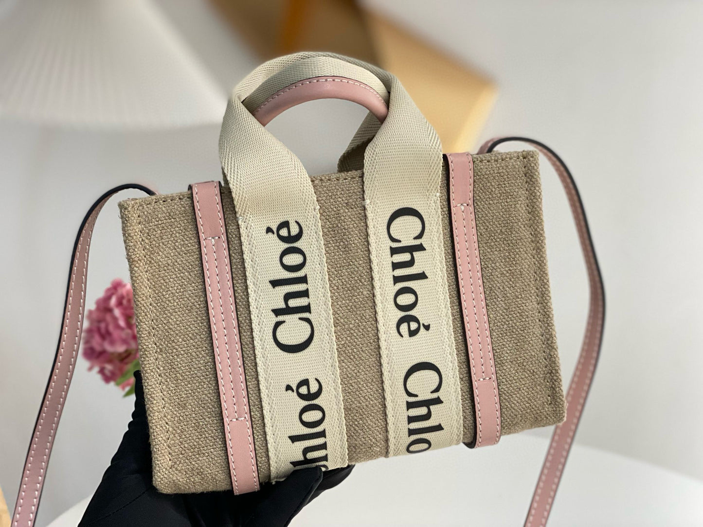 Chloe Woody Tote Bag
