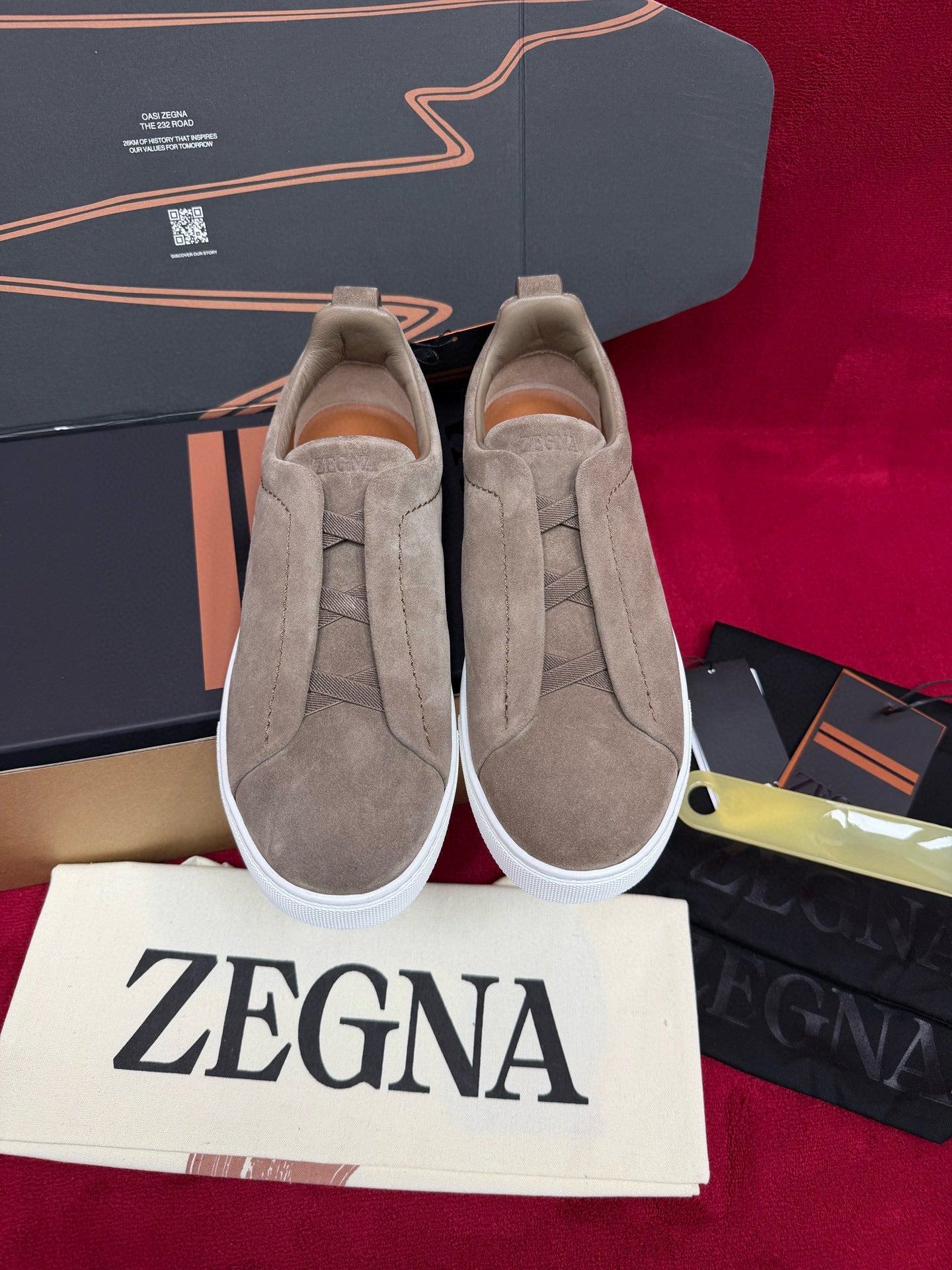 Zegna Suede Sneakers