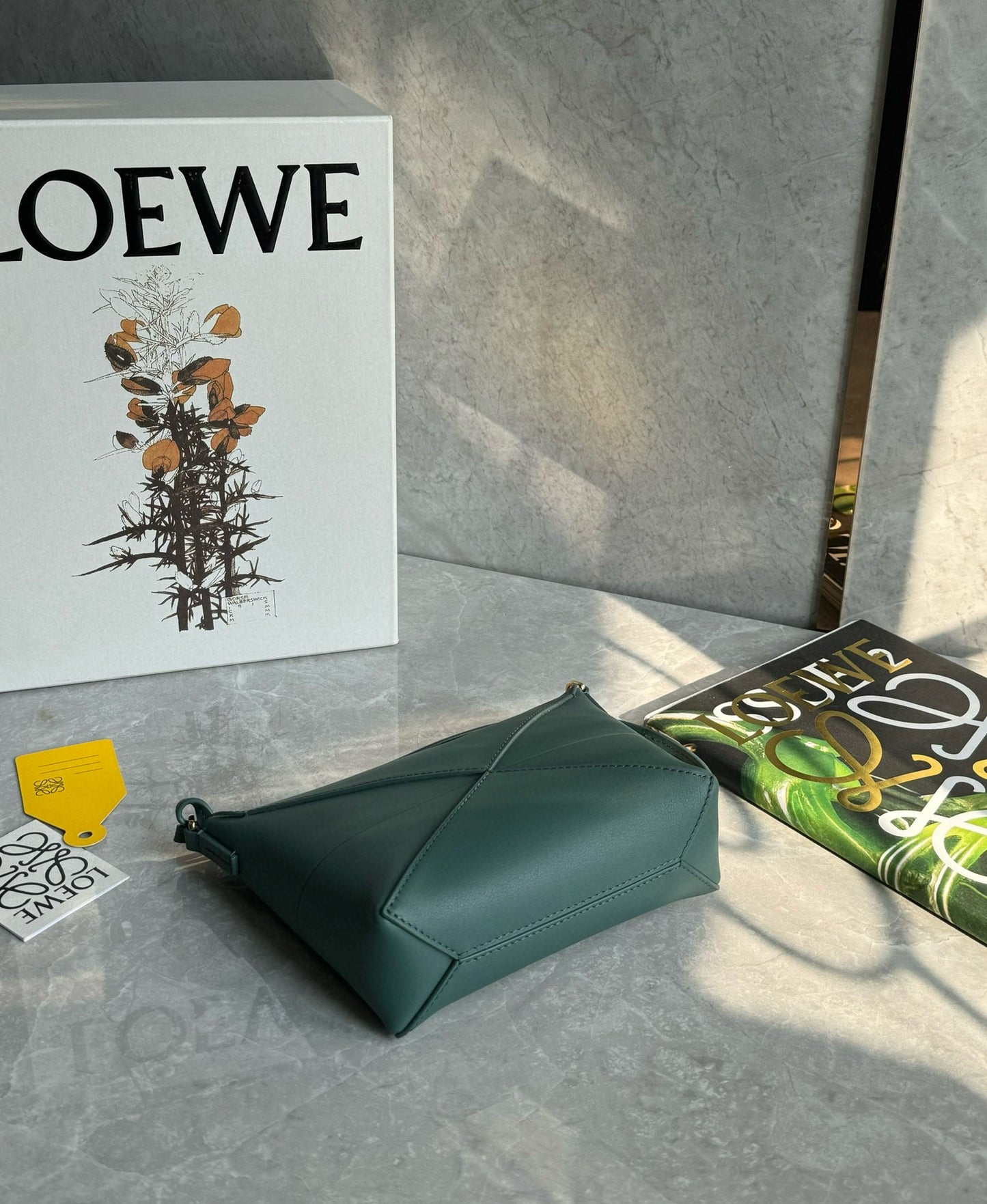Loewe Puzzle Fold Pouch Mahjong Bag(23x6.5x15.5cm)