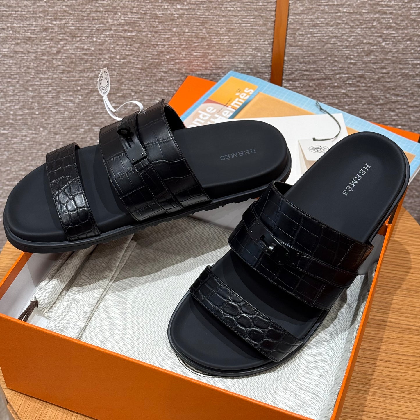 Hermes Slippers