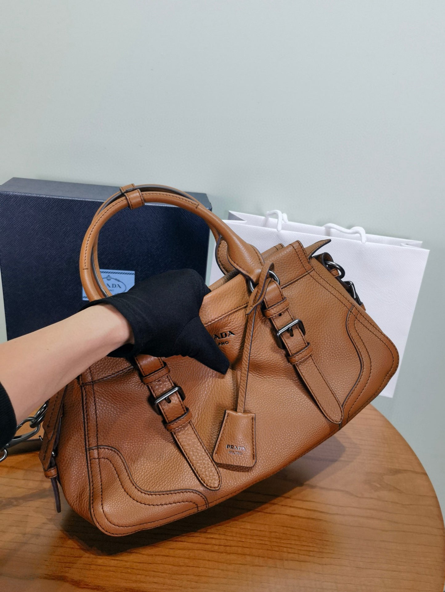 PD Bonnie Leather Tote Bag 35x22x11cm