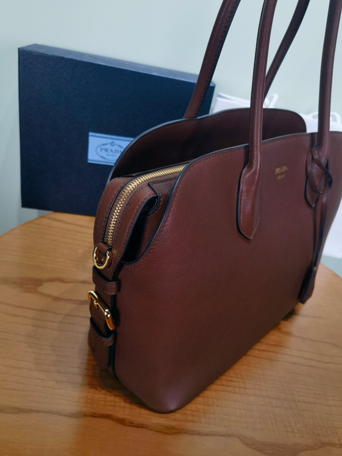 PD Large Leather Tote Bag