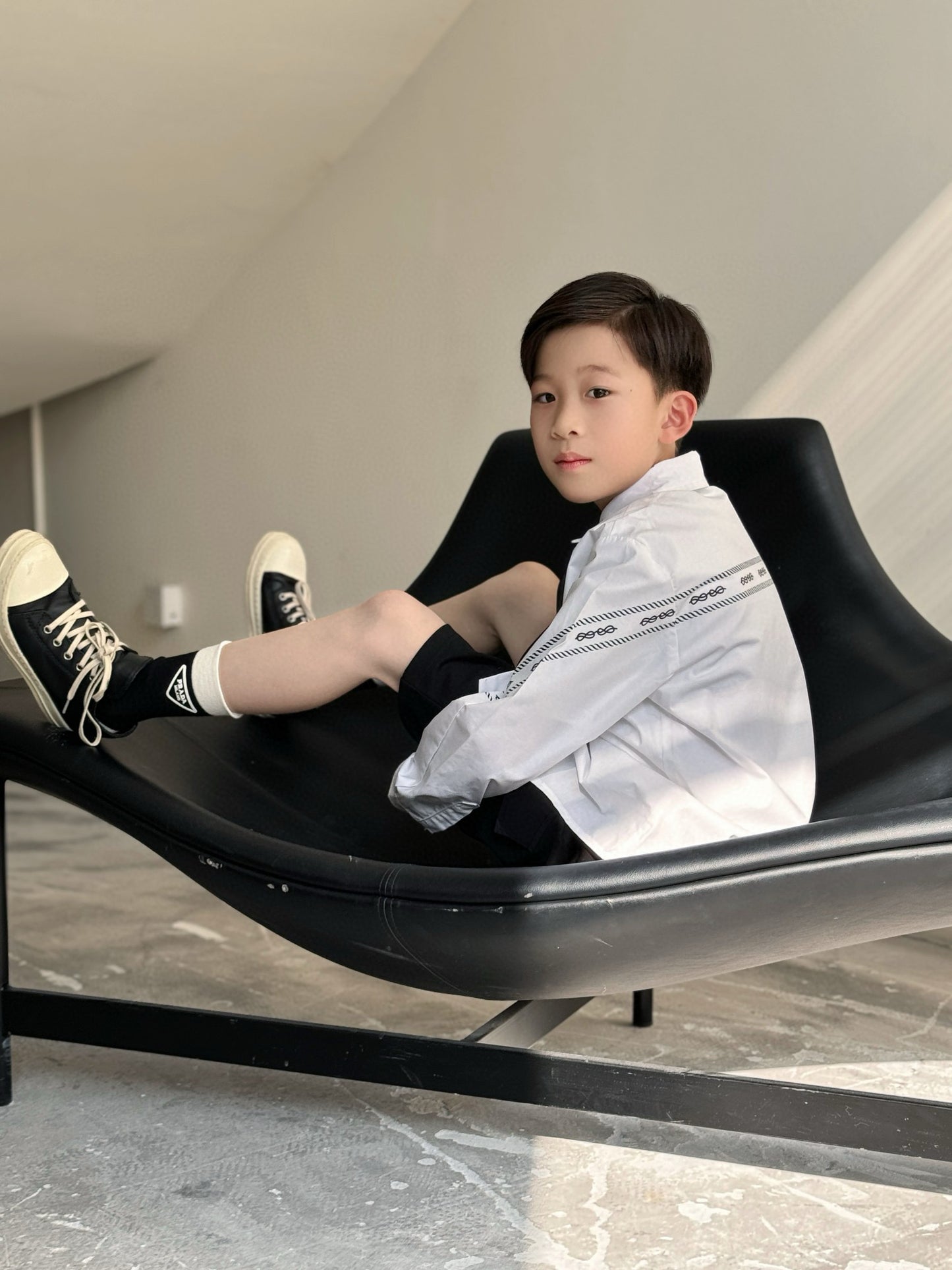 Prada Long Sleeve Polo