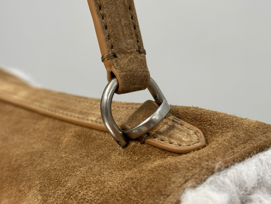 BLCG Rodeo Medium Suede Handbag 29x20x10cm