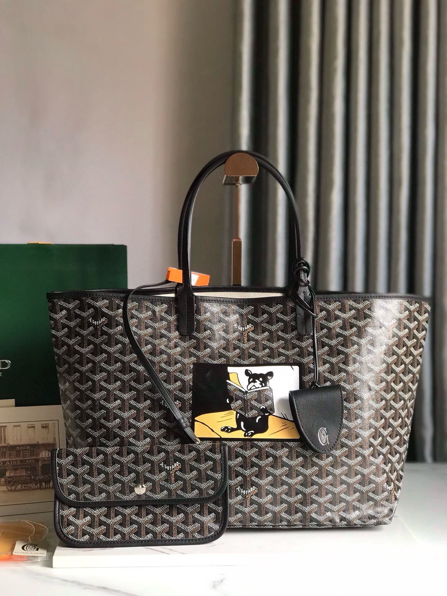 GOYARD SAINT LOUIS PM 34*14*27