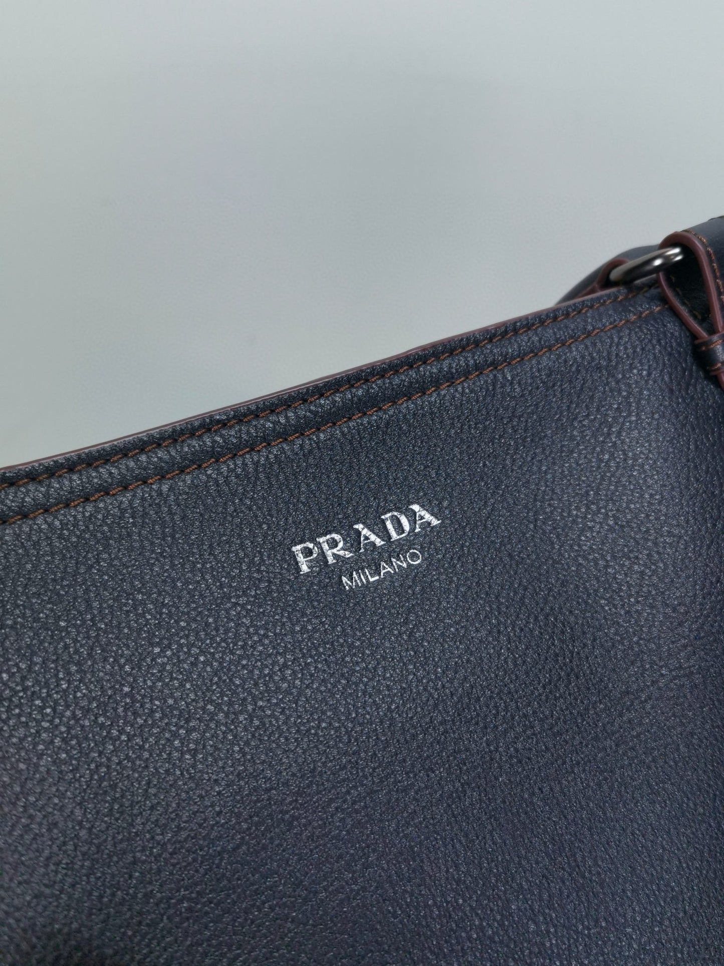 PD Large Leather Tote Bag 38x32x14cm