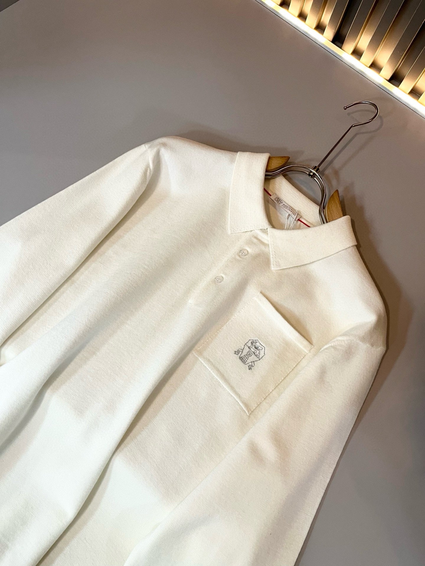 Brunello Cucinelli Long Sleeve Polo