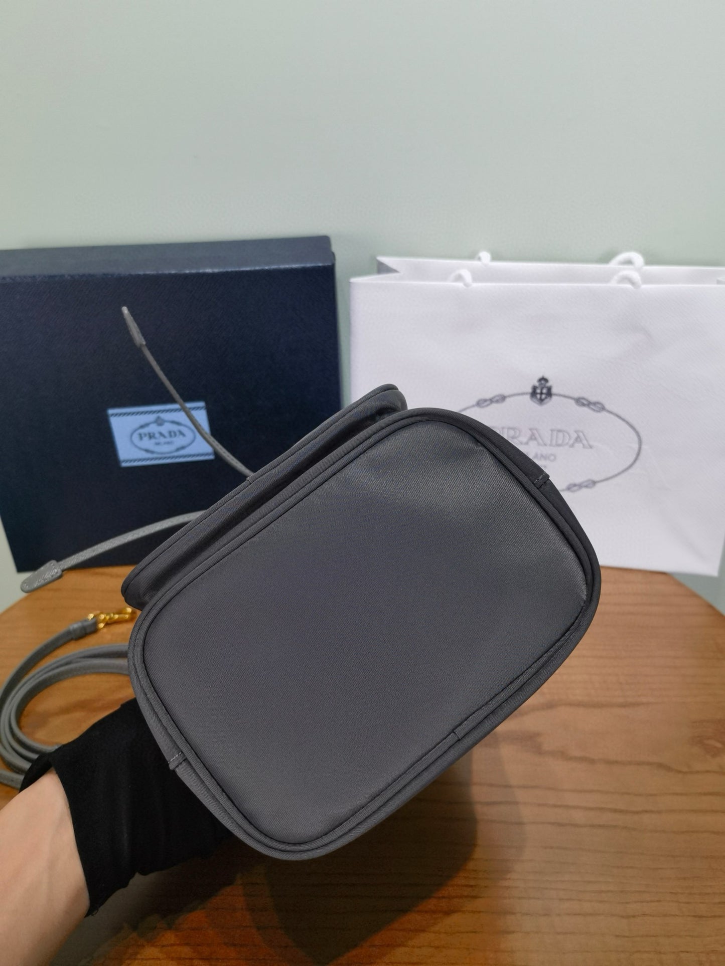 Prada Bucket Shoulder Bag