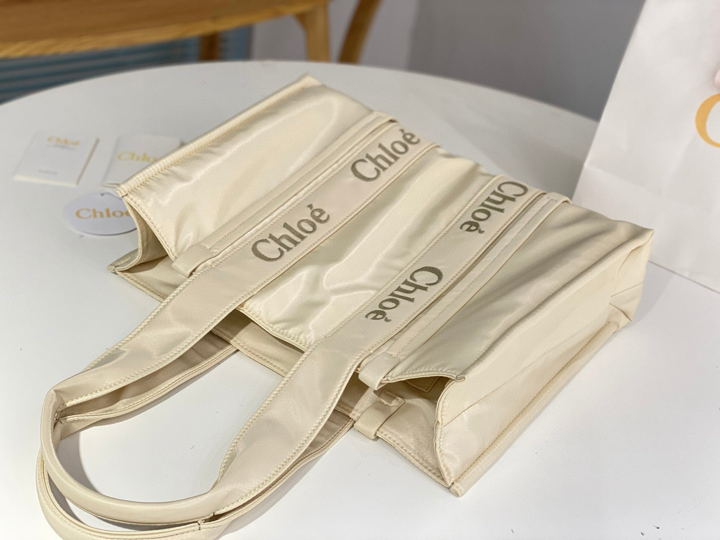 Chloe Woody Tote Bag