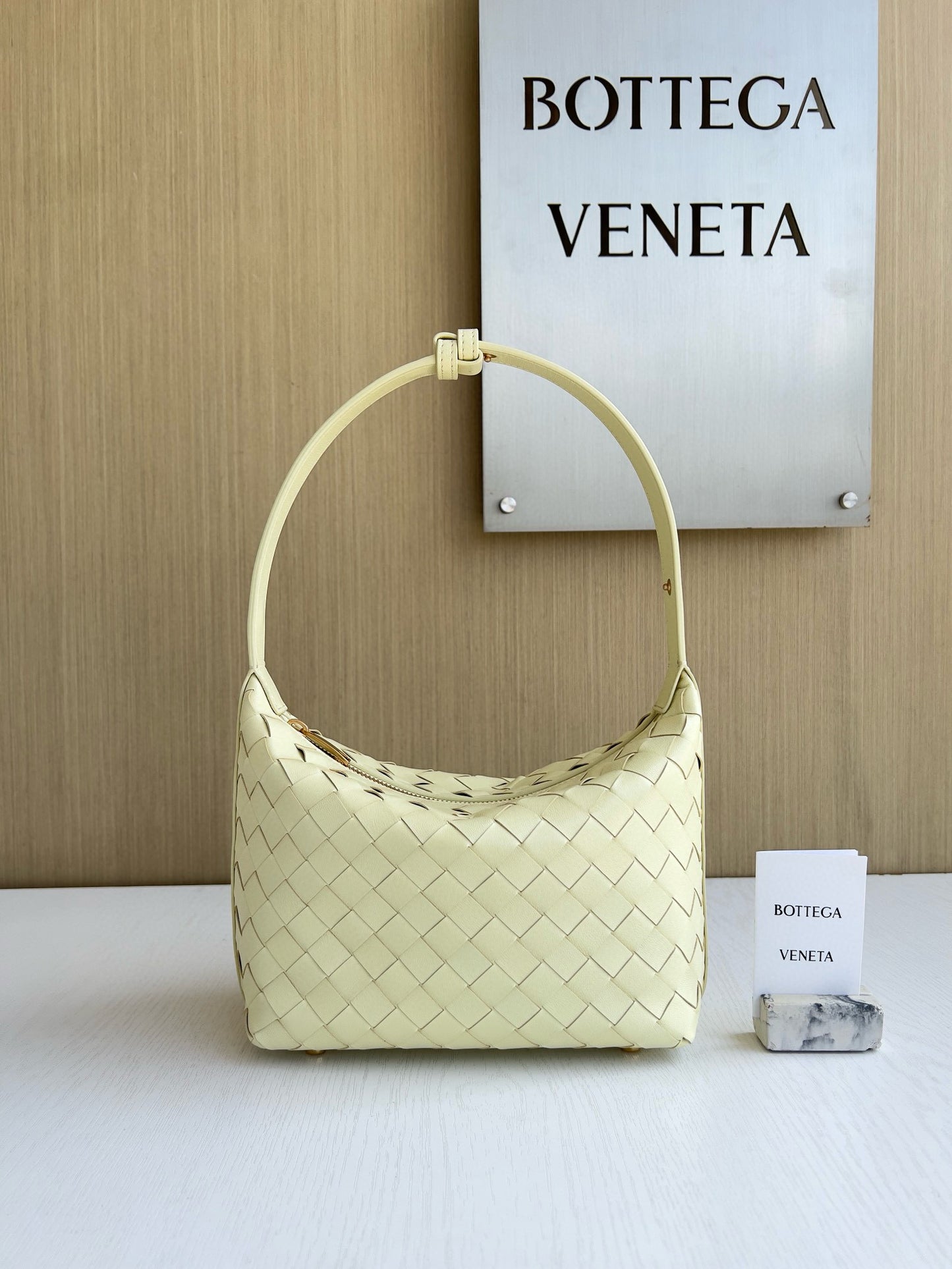 BV Wallace Intrecciato Shoulder Bag