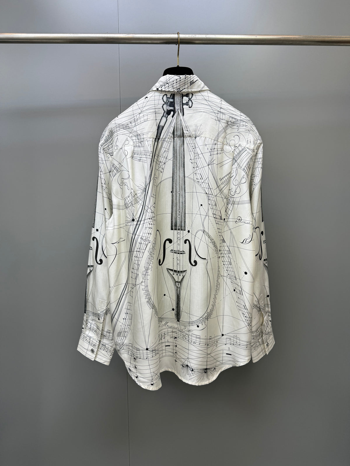 Hermes Long Sleeve Silk Shirt
