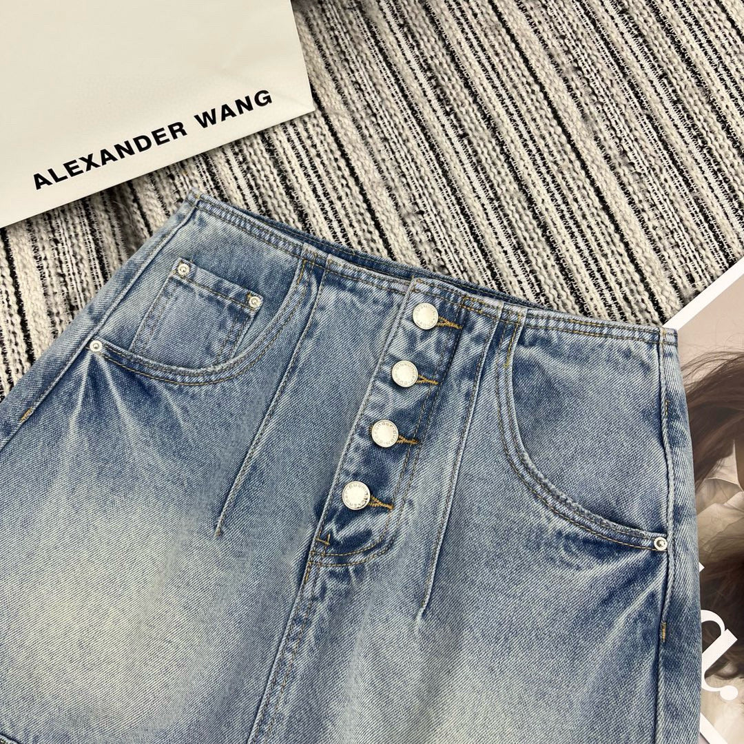 Alexander Wang Jeans Skirt