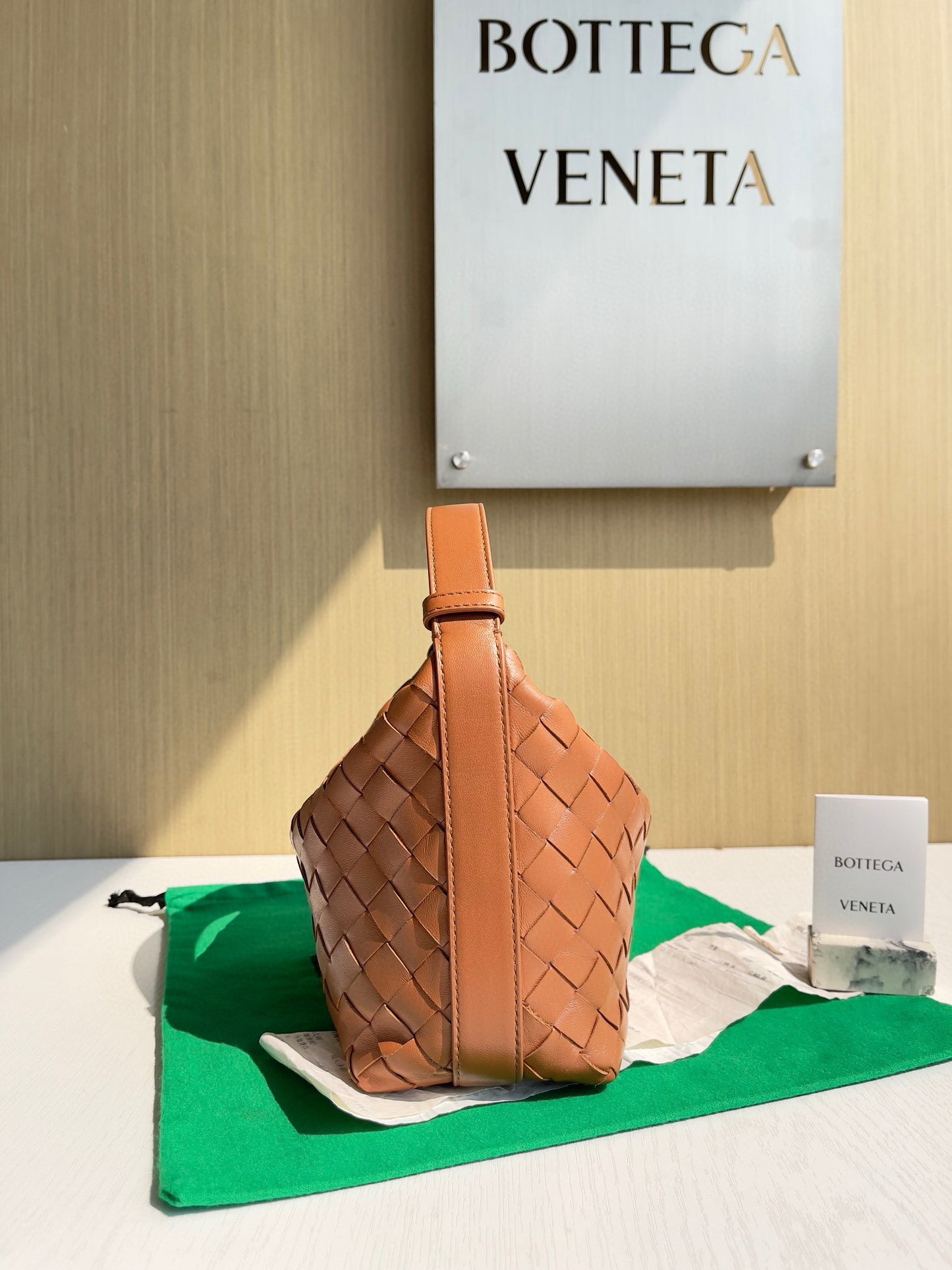 BV Wallace Mini Intrecciato Shoulder Bag